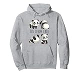 Chibi Cute Panda For Girls Little Bear Panda Gifts Panda Pullover Hoodie