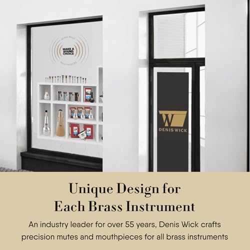 image for Denis Wick Synthetic Cup Mute for Trumpet, 5575 - Warm Resonance and E