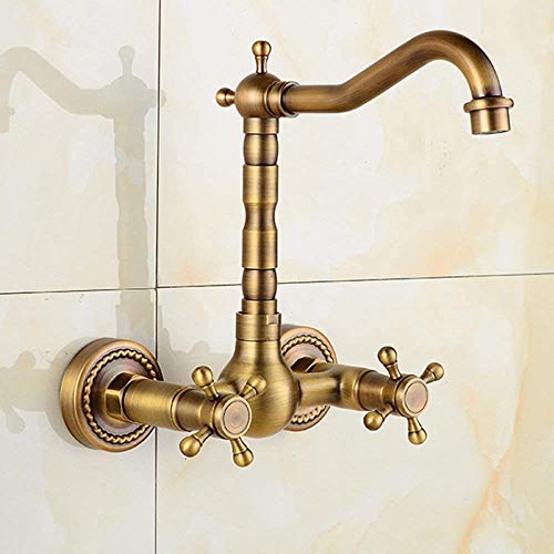 Robinet de lavabo mural pivotant à 360° pour gagner de l'espace