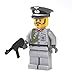 Produktbild Custom Offizier grau mit MP WW2 Figur aus Lego ® und Custom Teilen