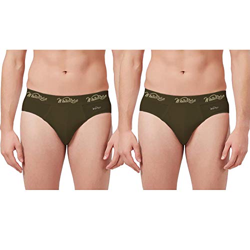 Image of White Rose Men's Cotton Brief (Pack of 2)