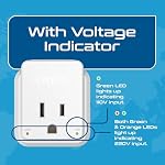Ceptics Japan, Philippines Travel Plug Adapter Set (Type A, B) - 4 in 1 - 2 Canadian Socket - 1 USB & 1 USB-C (3.1A) - Compact & Powerful (PAK-JP)