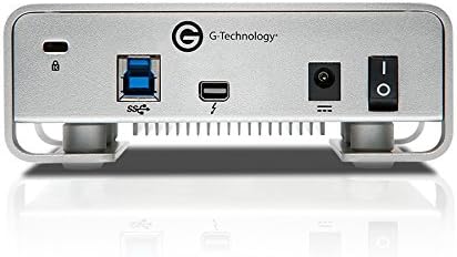 G-Technology 10TB G-DRIVE with Thunderbolt and USB 3.0 Desktop External Hard Drive, Silver - 0G05024