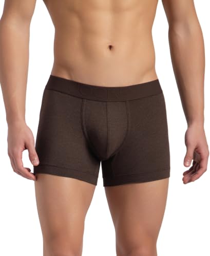 Image of Jockey LM06 Men Bamboo Cotton Elastane Stretch Breathable Mesh Trunk with StayDry Treatment