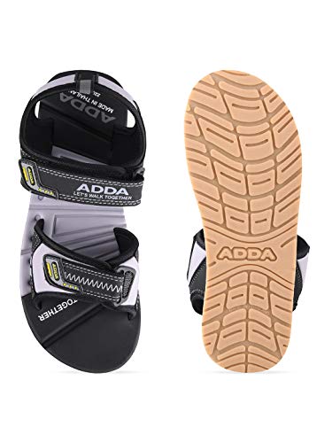 Image of Adda BRAVO | Durable & Comfortable | Lightweight | Velcro Sandal | TPR Sole | Soft Foam | Stylish Casual Sandal | Outdoor Sandal | Comfort Sandals for Men