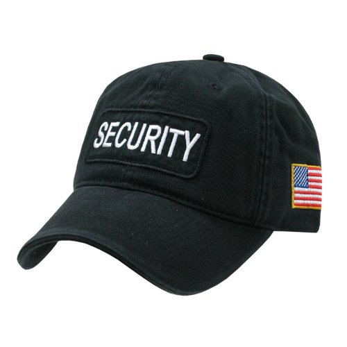 Rapid Dominance Genuine Dual Flag Raid Caps Baseball Hat (Adjustable, US SECURITY)