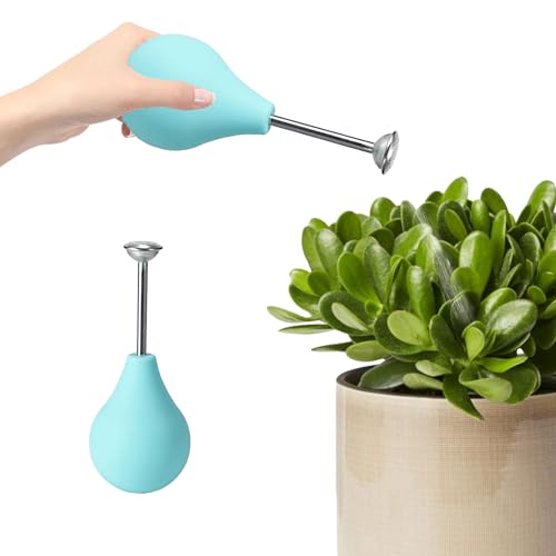 Watering Can Indoor Plants, 8 OZ Small Watering Can for Indoor Plants, Silicone Indoor Plant Watering Can with Stainless Steel Spraying Mouth, Plant Mister Spray Bottle for Indoor House Plant