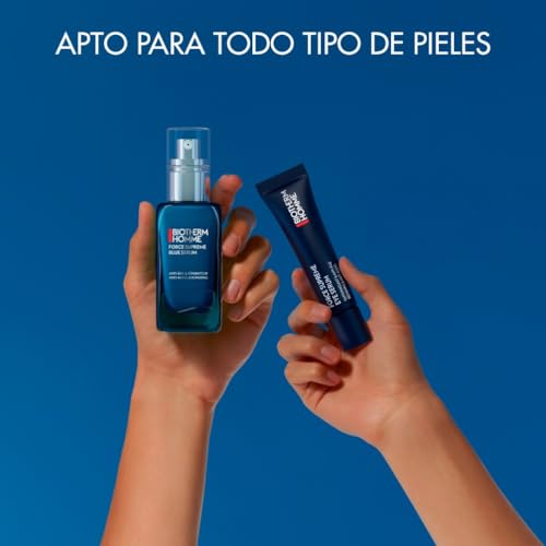 Biotherm Homme, Force Supreme Eye Serum, Sérum Contorno de Ojos Antiedad para Hombre, Reafirma y Revitaliza, Para Pieles Sensibles y de Todo Tipo, 15 ml - imagen 2