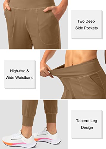 Image of Soothfeel Women's Joggers with Zipper Pockets High Waisted Athletic Workout Yoga Pants Joggers for Women