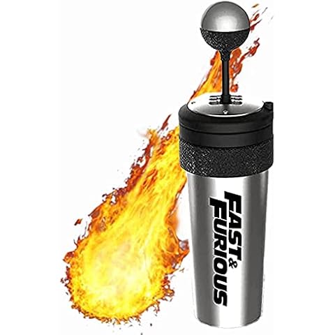 Fast and Furious 9 Water Cup, Shift Lever Style Cups, Smoothie Cups Best Gift for Movie Fans, cinema drink cups, Real Experience The Feeling of Manipulation Sense, 700ML A Cover