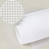 DCUINS Pollen Proof Window Screen Replacement, 48'W x 122'L Durable Polyester Window Screen Filter Out Dust and Allergens, Keep Clear Air Indoor Screen Mesh, White