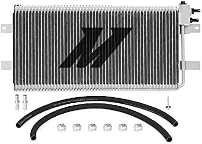 Mishimoto MMTC-RAM-03SL Automatic Transmission Oil Cooler Compatible With Dodge Ram Cummins 2500 / 3500 5.9L / 6.7L 2003-2009