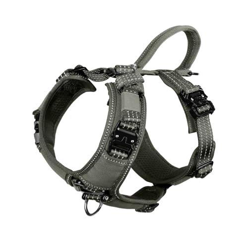 ICEFANG Dog Halter Harness with Metal Buckles,Dog Strap Vest for Small Dogs