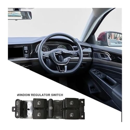 Botonera elevalunas y mando interruptor de control de ventana eléctrica para Passat B5 y Bora 4