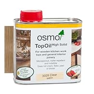 ULTIMATE WOOD ENHANCEMENT – Keep your wooden kitchen worktops and tables looking beautiful and protected with Osmo TopOil Wax. This food-safe kitchen worktop oil has a subtle shimmer that resembles satin and emphasises the wood grain, adding elegance...