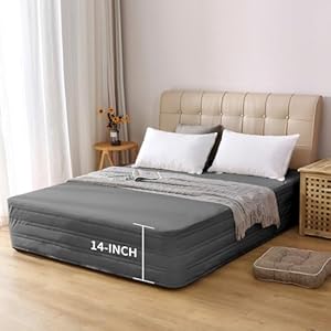 Marquess Quilted Bed Skirt with 14 Inch Tailored Drop, King Size Bed Skirt 14 Inch Drop Charcoal-Dust Ruffle,Ultra Soft Modern Bed Skirt,Charcoal,King Marquess Quilted Bed Skirt with 14 Inch Tailored Drop King Size Bed Skirt 14 Inch Drop Charcoal Dust RuffleUltra Soft Modern Bed SkirtCharcoalKing