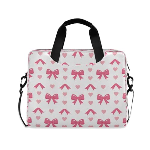 Bolso para portátil Senya rosa con lazo miniatura 1