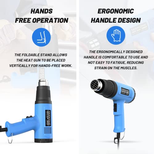SEEKONE-Heat-Gun-1800W-Heavy-Duty-Hot-Air-Gun-Kit-with-5721112-Dual-Temperature-Settings-and-4-Nozzles-for-Shrinking-PVCStripping-Paint-Crafts