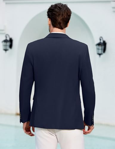 COOFANDY Men's Casual Blazer Slim Fit Lightweight Sport Coats One Button Suit Jacket Dress Blazer Jackets3