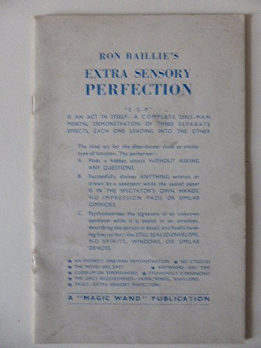 Ron Bailley'S Extra Sensory Perfection
