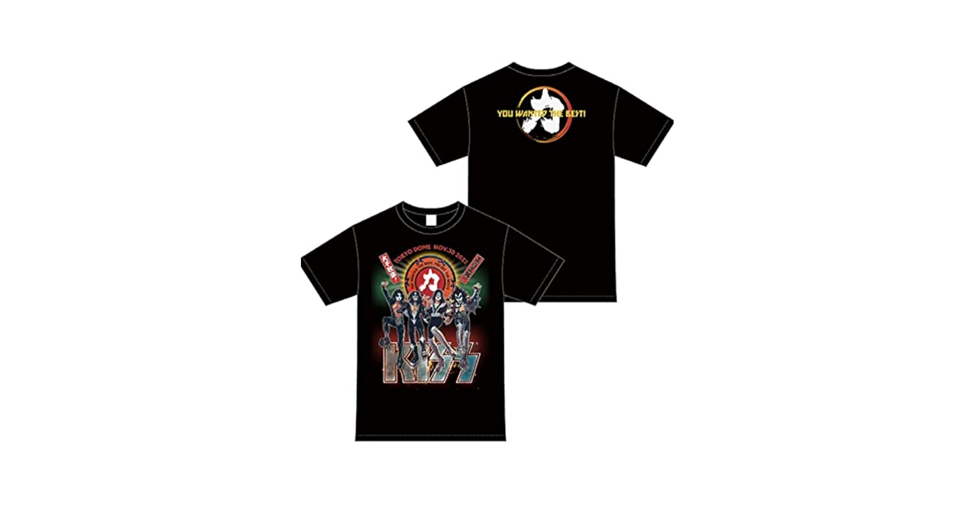 KISS/キッス 会場限定ツアーTシャツ(東京ドームVer)Lサイズ