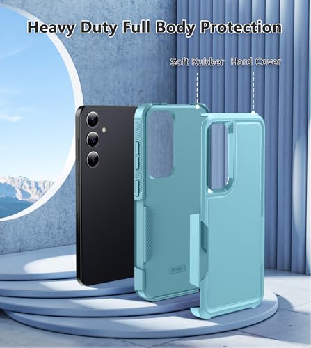 Image of FNTCASE for Samsung Galaxy S24 Case：Dual Layer Shockproof Protective Cell Phone Cover | Military Grade Drop Proof Protection | Hybrid Matte Textured Rugged Hard Cases - 2024, 6.2inch