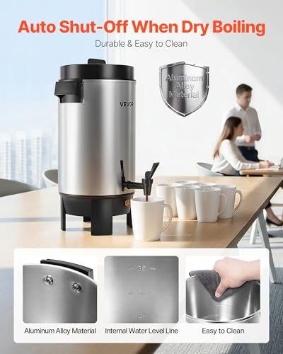 VEVOR 40 Cup Aluminum Coffee Urn