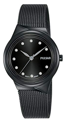 Preisvergleich Produktbild Pulsar Quarz Damen-Uhr Edelstahl mit Metallband PH8443X1