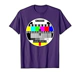 No Funny Signal Television Screen Color Bars Humor Novelty T-Shirt