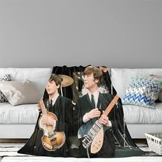 CHEWYZ Couverture à Motif 3D The Beatles, Couverture Polaire Automne/Hiver pour Enfants, garçons, Adolescents, Couverture pour canapé, Couverture en Flanelle Douce et Confortable 100x130cm - Les Beatles, Paul McCartney, John Lennon, RIngo Starr, George Harrison CHEWYZ Couverture à Motif 3D The Beatles, Couverture Polaire Automne/Hiver pour Enfants, garçons, Adolescents, Couverture pour canapé, Couverture en Flanelle Douce et Confortable 100x130cm – Image 7