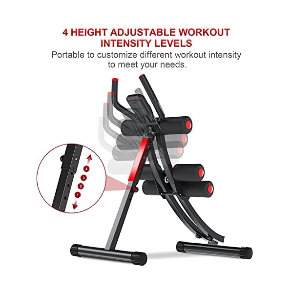 KESHWELL-Ab-MachineAbs-Workout-Equipment-for-Home-GymWhole-Body-Workout-Waist-Trainer-for-WomenMenAdjustable-Abdominal-CruncherFoldable-Core-Abs-Exercise-Machine-with-Resistance-BandsLCD-Display KESHWELL Ab Machine,Abs Workout Equipment for Home Gym,Whole Body Workout Waist Trainer for Women&Men,Adjustable Abdominal Cruncher,Foldable Core Abs Exercise Machine with Resistance Bands&LCD Display