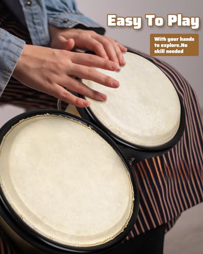 Lyumengg BANGO-02 Bongo Drum 6"And 7 Inch thumb #5