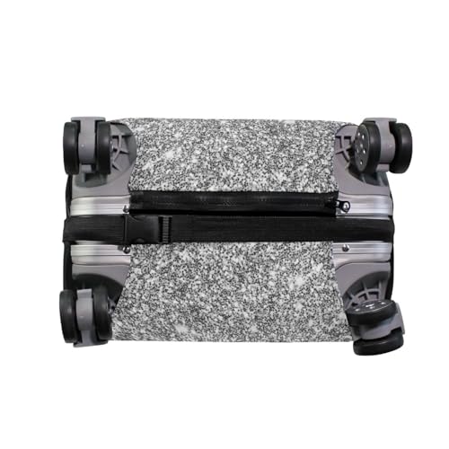 Joisal Glittery Bright Gray Silver Suitcase Covers for Luggage Tsa Approved Fit 18-32 Inch Luggage, Luggage Accessories4