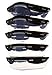 6 Pack Fitness Sure Seal Meal Prep Containers Set of 5 20oz (Clear/Black)