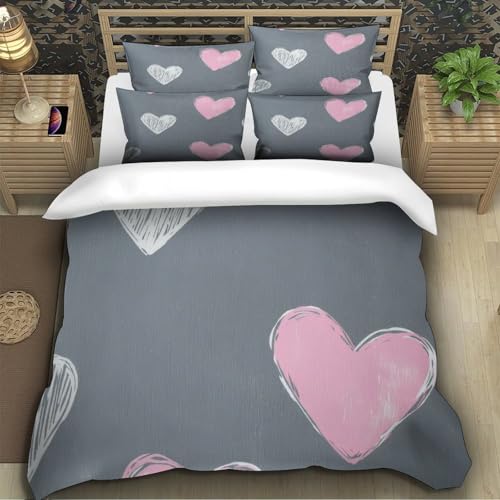 Housse de couette squelettes Halloween imprimé 3D fermeture éclair King - 5