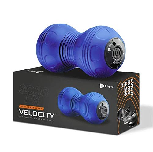 image for LifePro 4-Speed Vibrating Massage Ball - Peanut Massager Combines Lacr