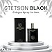 Stetson Black Cologne for Men Spray 3.4 Ounces