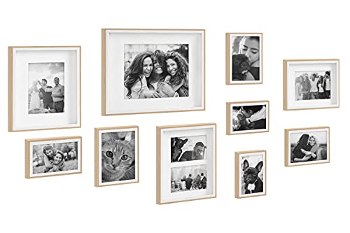 Kate and Laurel Gibson Modern Gallery Wall Frame Set #TOP29
