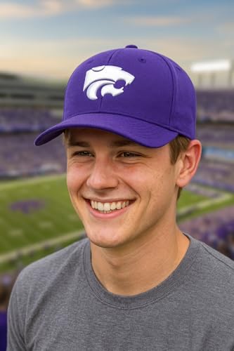 Gorra clásica ajustable con logo bordado Kansas State miniatura 3