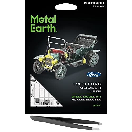Kit de modèle en métal 1908 Ford Model T Fascinations Metal Earth vert puzzle 3D