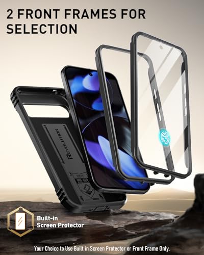 Coque intégrale Google Pixel 9 résistante avec lecteur empreinte - 5