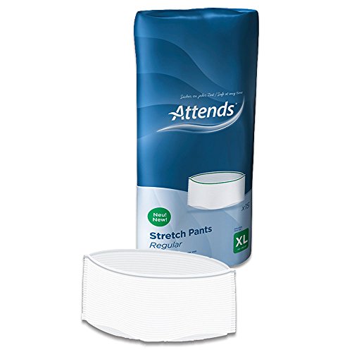 Attends Stretch Pants Regular, Größe XL, Fixierhose für Inkontinenzvorlagen, 15 St