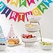 HBlife 3 Tier Oval Bowl Set with Metal Rack, Ceramic Fruit Bowl Serving, Tiered Serving Stand for Dessert Appetizer Cake Candy Chip Dip (Gold)