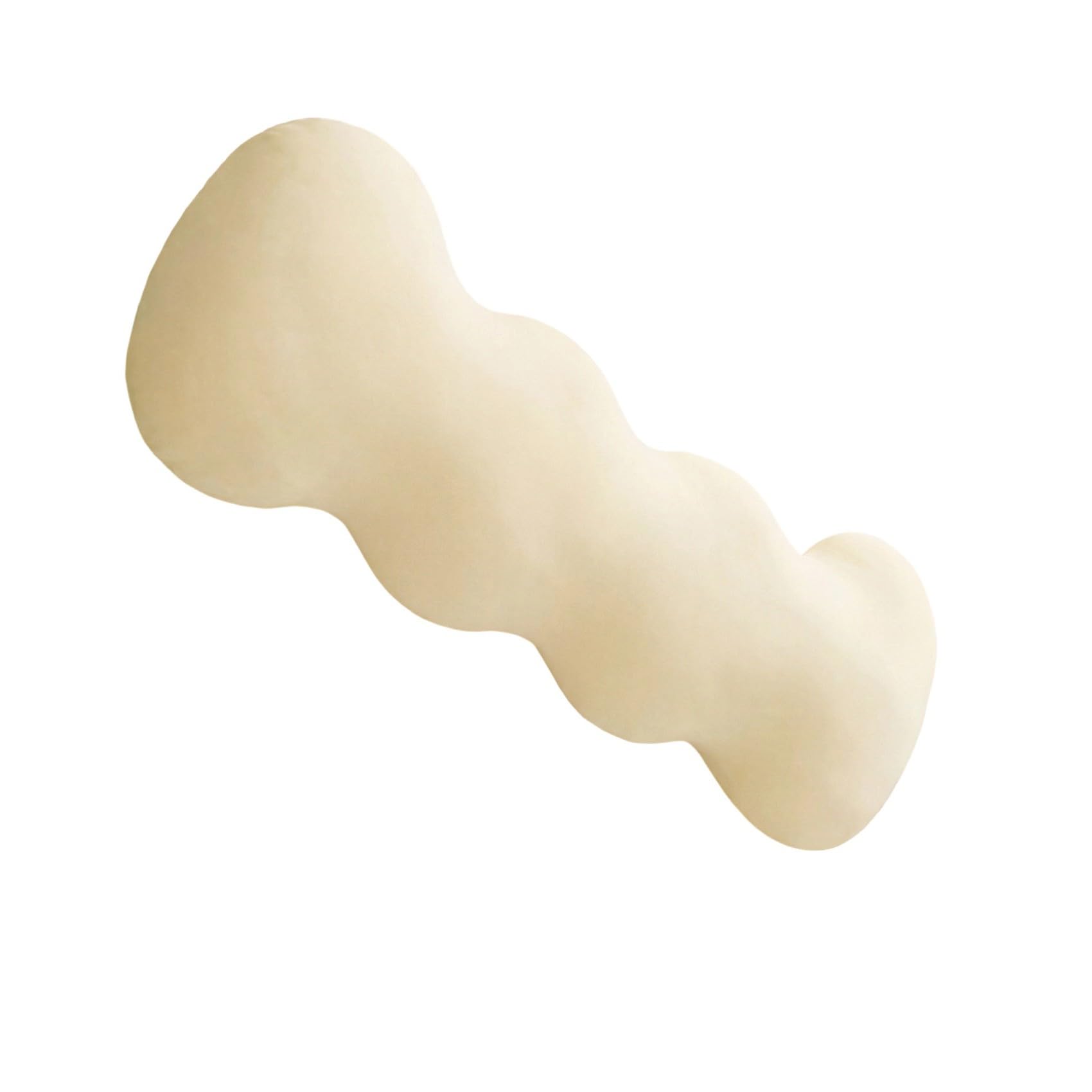 Oxxggkao Lightweight Cooling Body Pillow Soft PP Cotton Filling Long Pillow with Washable Ice Silk Cover for Side
