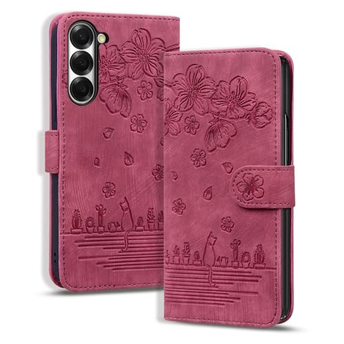 Protégez votre Galaxy Z Fold 4 avec cet étui rouge anti-choc et porte-cartes intégré