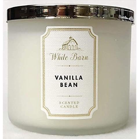 Bath & Body Works White Barn 3-Wick Candle in Vanilla Bean Cover