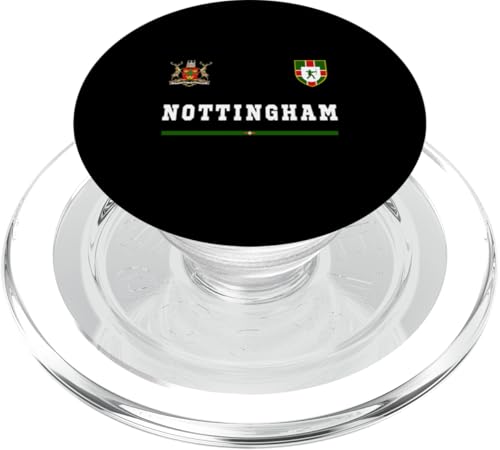 Nottingham Sports/Camiseta de fútbol con bandera de fútbol PopSockets PopGrip para MagSafe