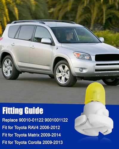 3 piezas de bombillas para HVAC con zócalo blanco para Toyota miniatura 4