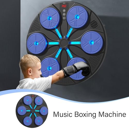Machine de boxe musicale électronique murale à 8 modes pour évacuer le stress - 7