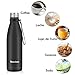 Newdora Botella de Agua Acero Inoxidable 500ml, Aislamiento de Vacío de Doble...
